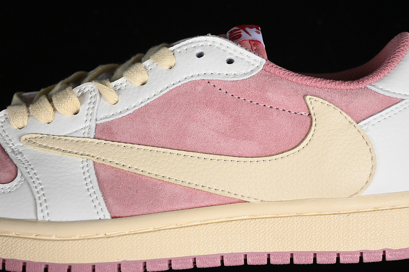 Nike Air Jordan 1 Low OG Travis Scott Pink White Sneakers