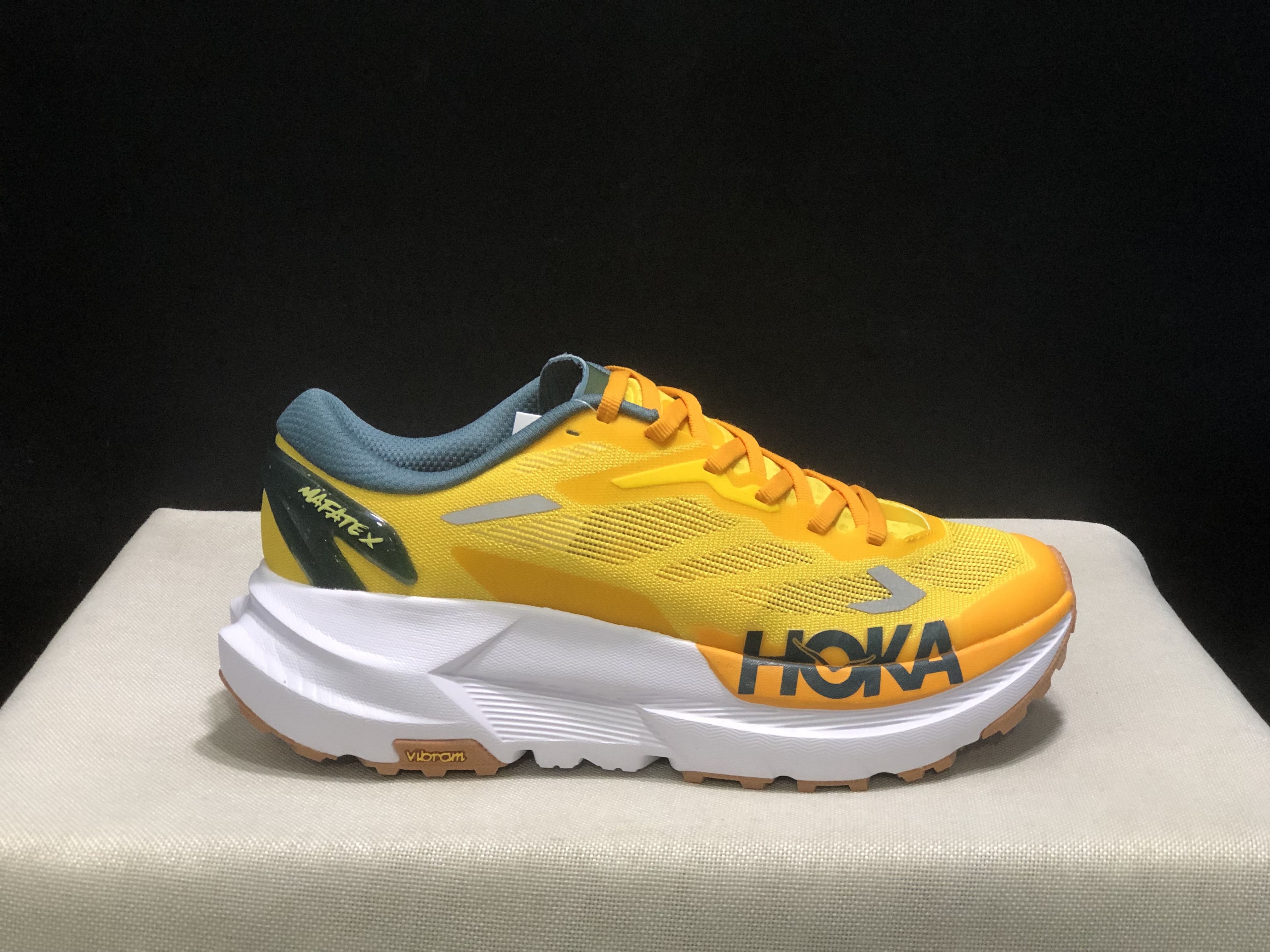 Hoka One One Mafate X Lightweight Fashion Running Shoes Sneakers Yellow