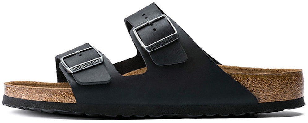 Birkenstock Arizona Oiled Nubuck Leather 752481 Black Sandals