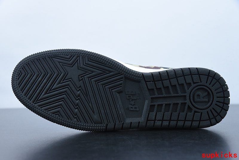 A Bathing Ape Bape Sta Camo Black