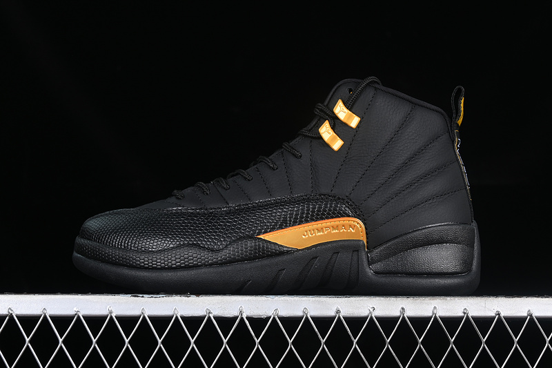 Nike Air Jordan 12 Retro Black Taxi Sneakers