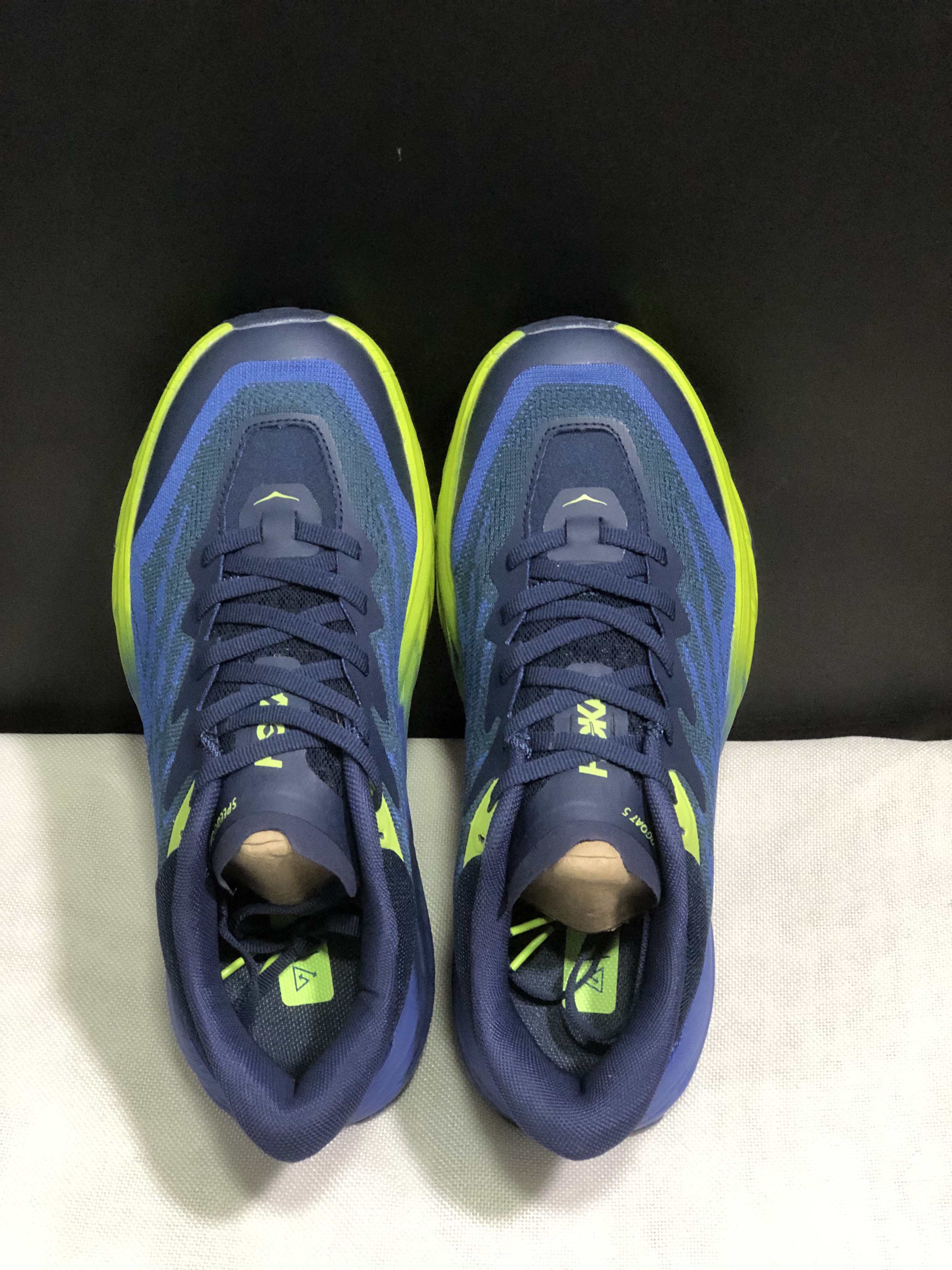 Hoka One One Speedgoat 5 Navy Trail Running Shoes Sneakers