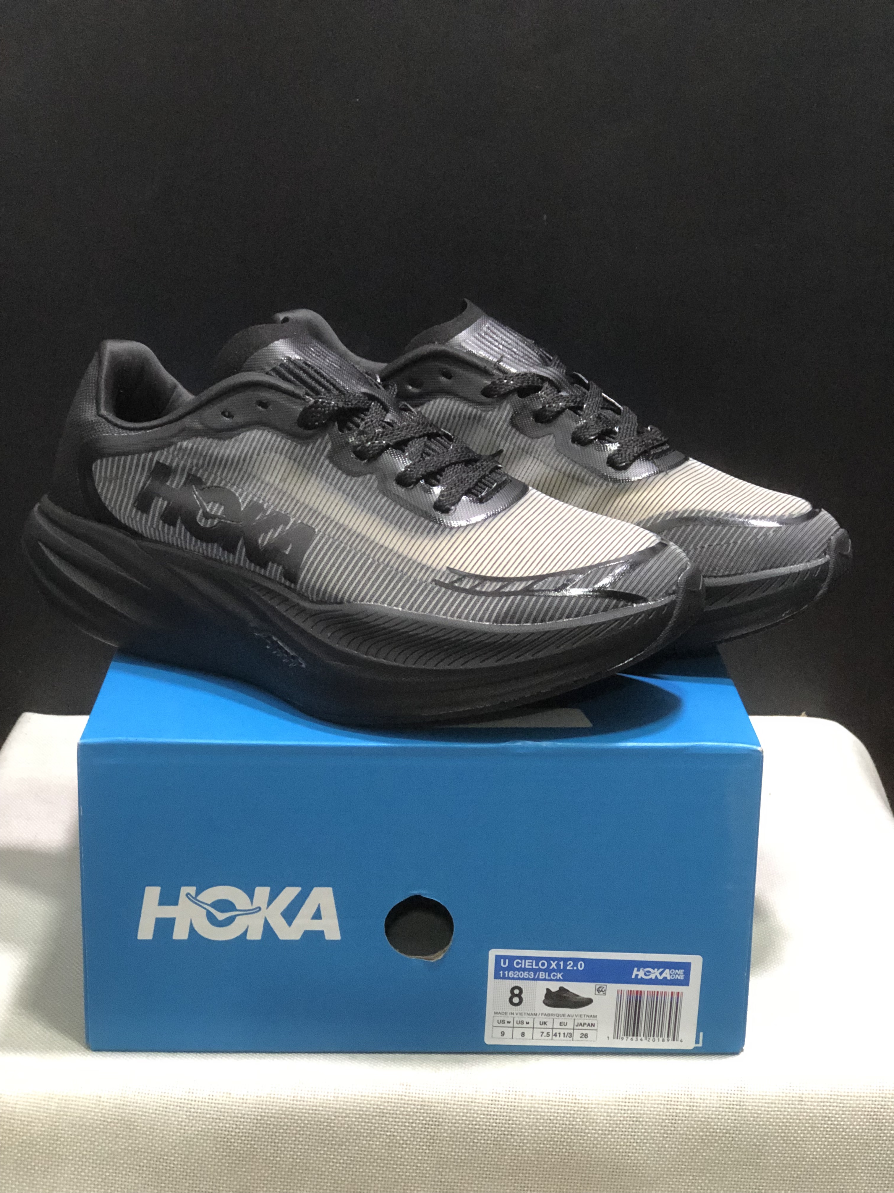 Hoka One One Cielo X1 2.0 Low-top Running Shoes Sneakers Black