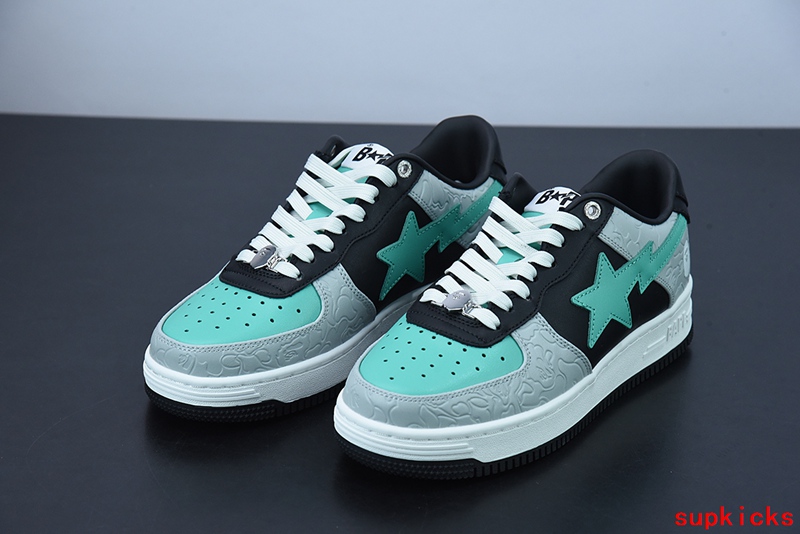 A Bathing Ape Bape Sta Low Gray Black Teal