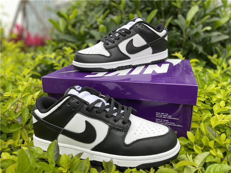 Nike Dunk Low Panda White Black Sneakers