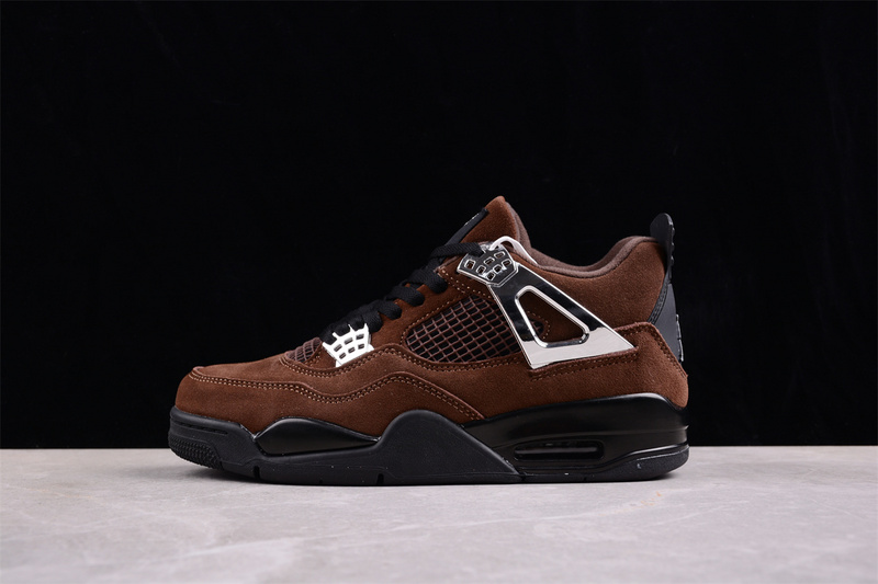 Nike Air Jordan 4 Retro Black Brown Sneakers