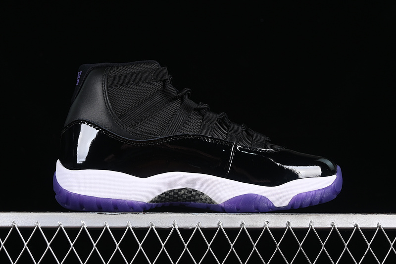 Nike Air Jordan 11 Retro White Purple Black Sneakers