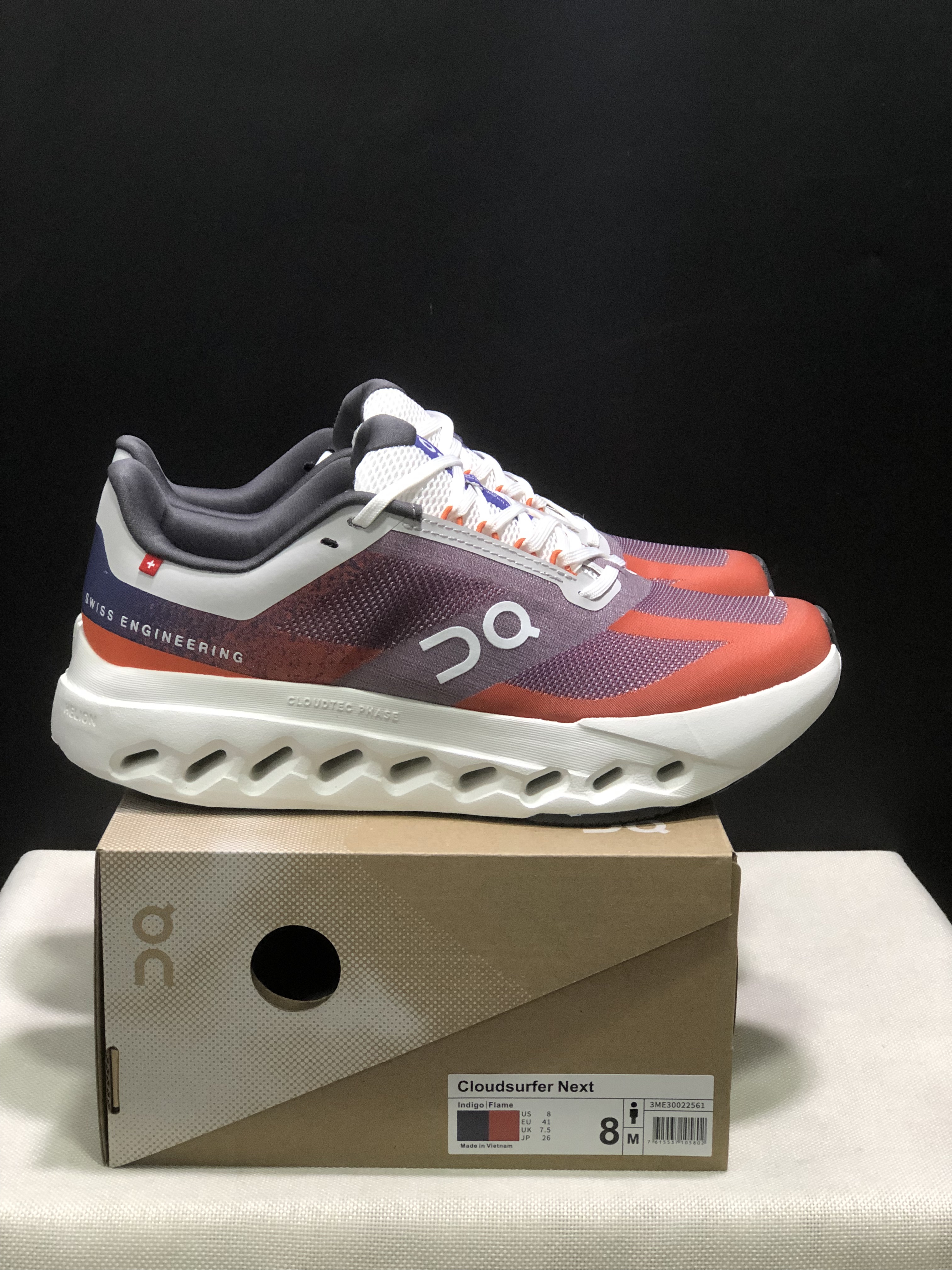 On Running Cloudsurfer Next Casual Running Shoes Indigo/Flame