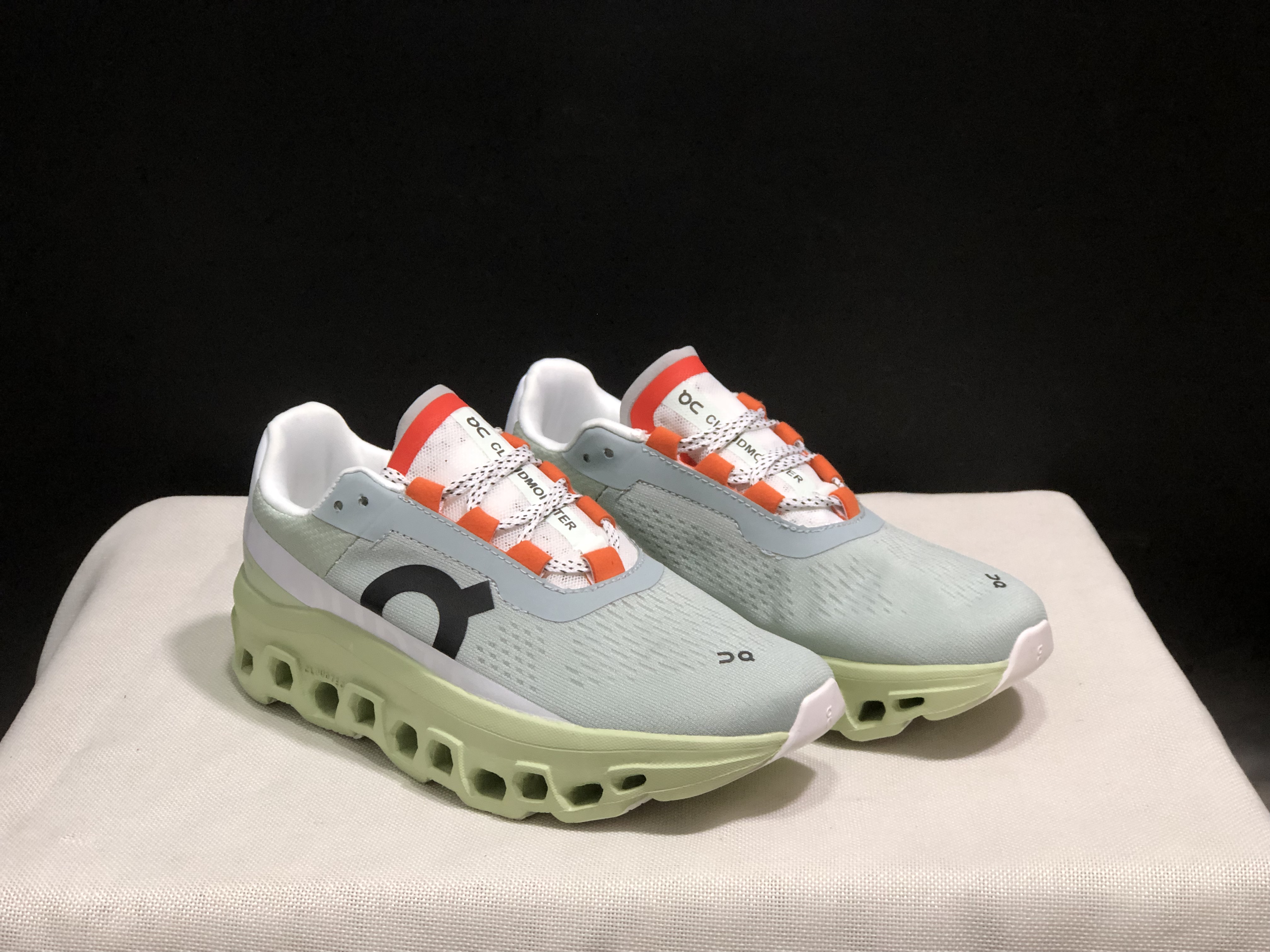 On Running Cloudmonster Green Anti-Slip Running Shoes