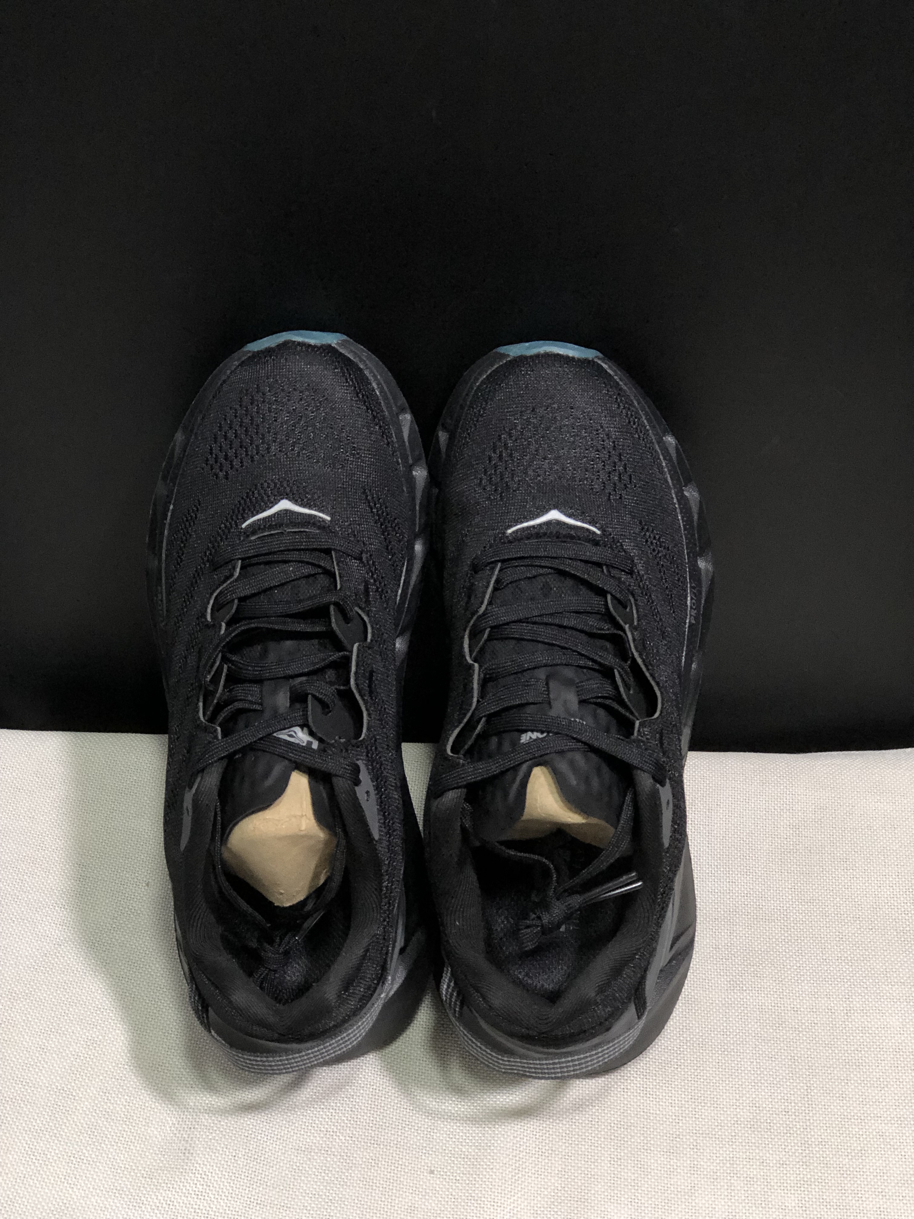 Hoka One One Elevon 2 Anti-slip Wear-resistant Running Shoes Sneakers Black