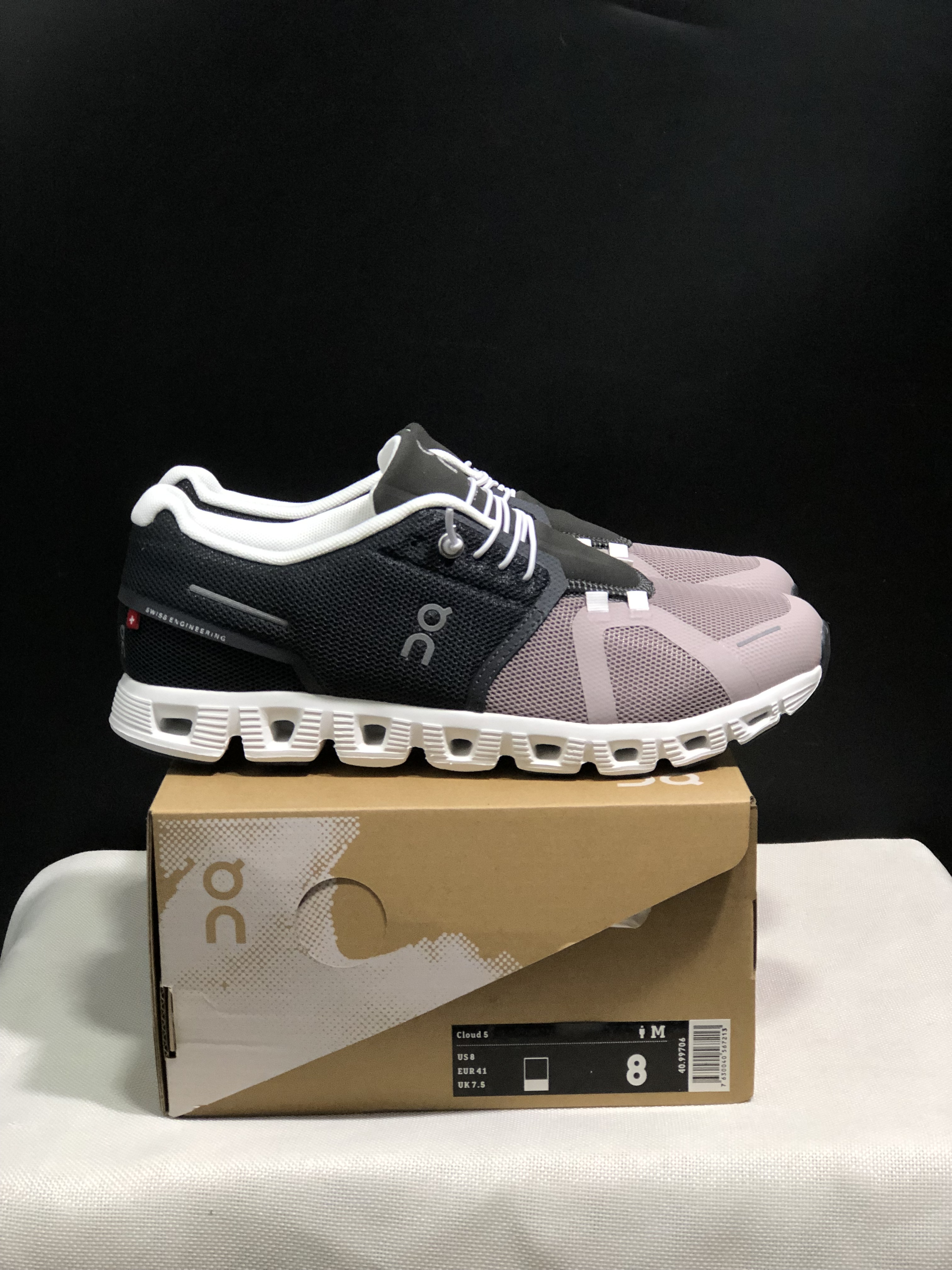 On Running Cloud 5 Lightweight Running Shoes Black/Brown