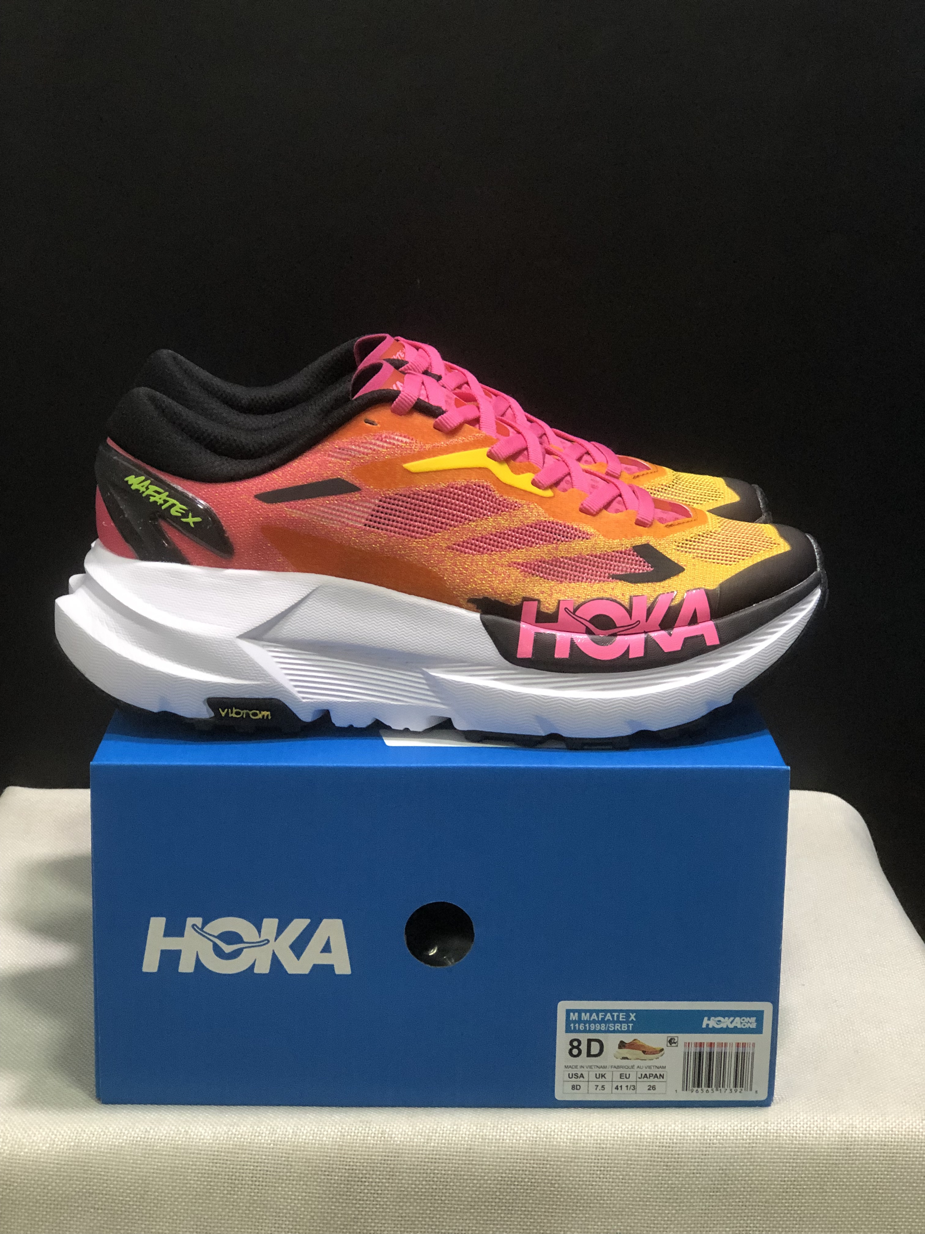Hoka One One Mafate X Lightweight Fashion Running Shoes Sneakers Pink