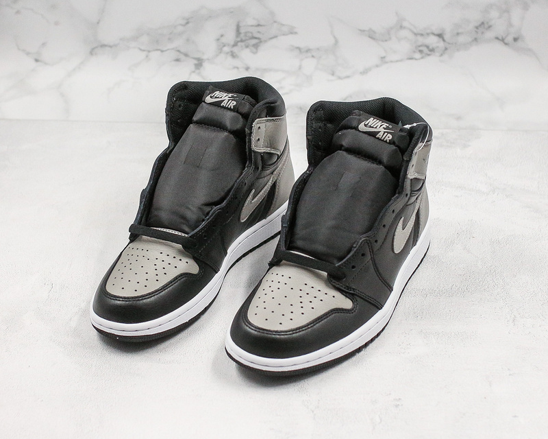 Nike Air Jordan 1 Retro High-Top Shadow 2018 Black/Grey Sneakers