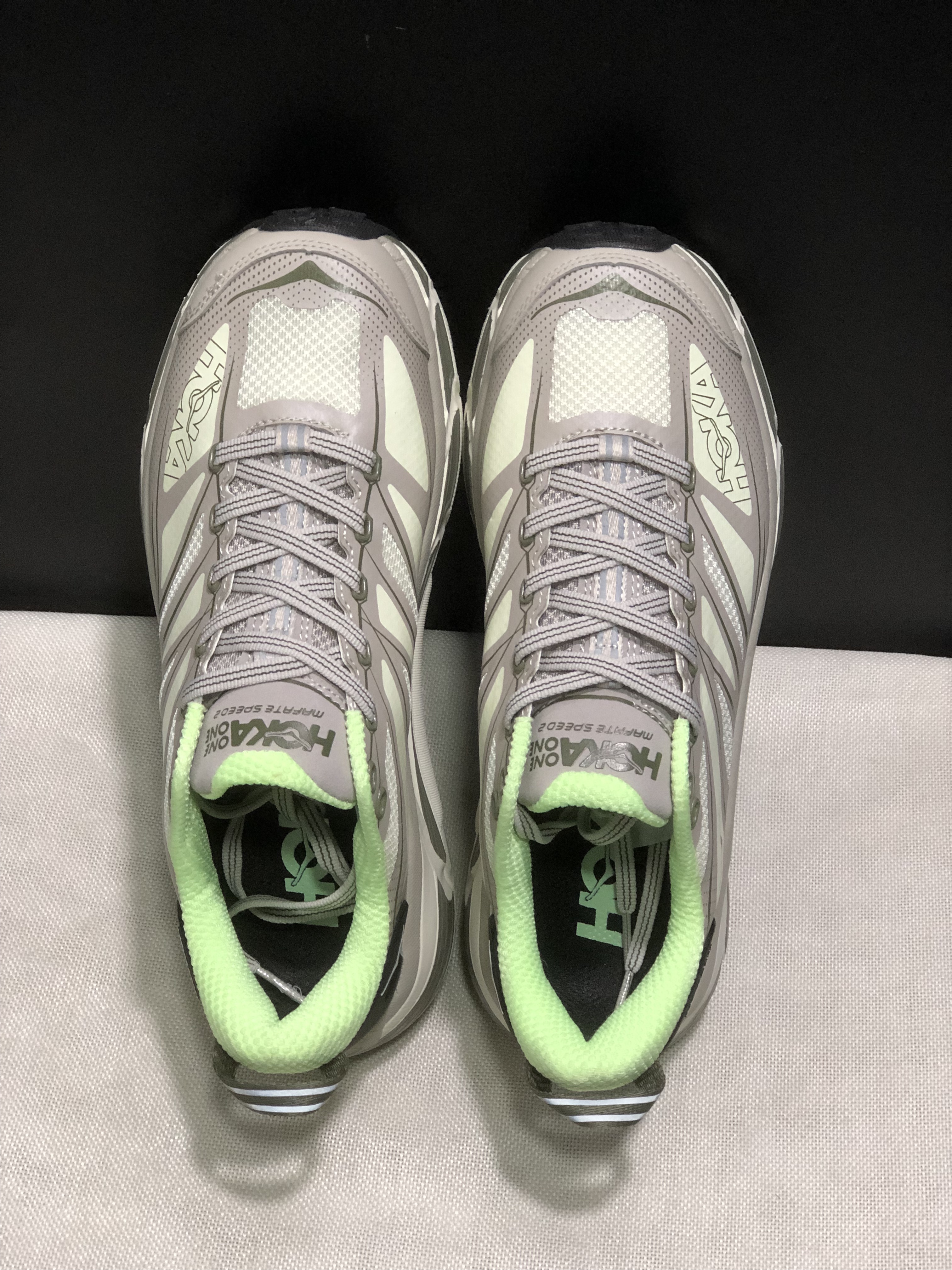 Hoka One One Mafate Speed 2 Mountain Anti-slip Running Shoes Sneakers Gray