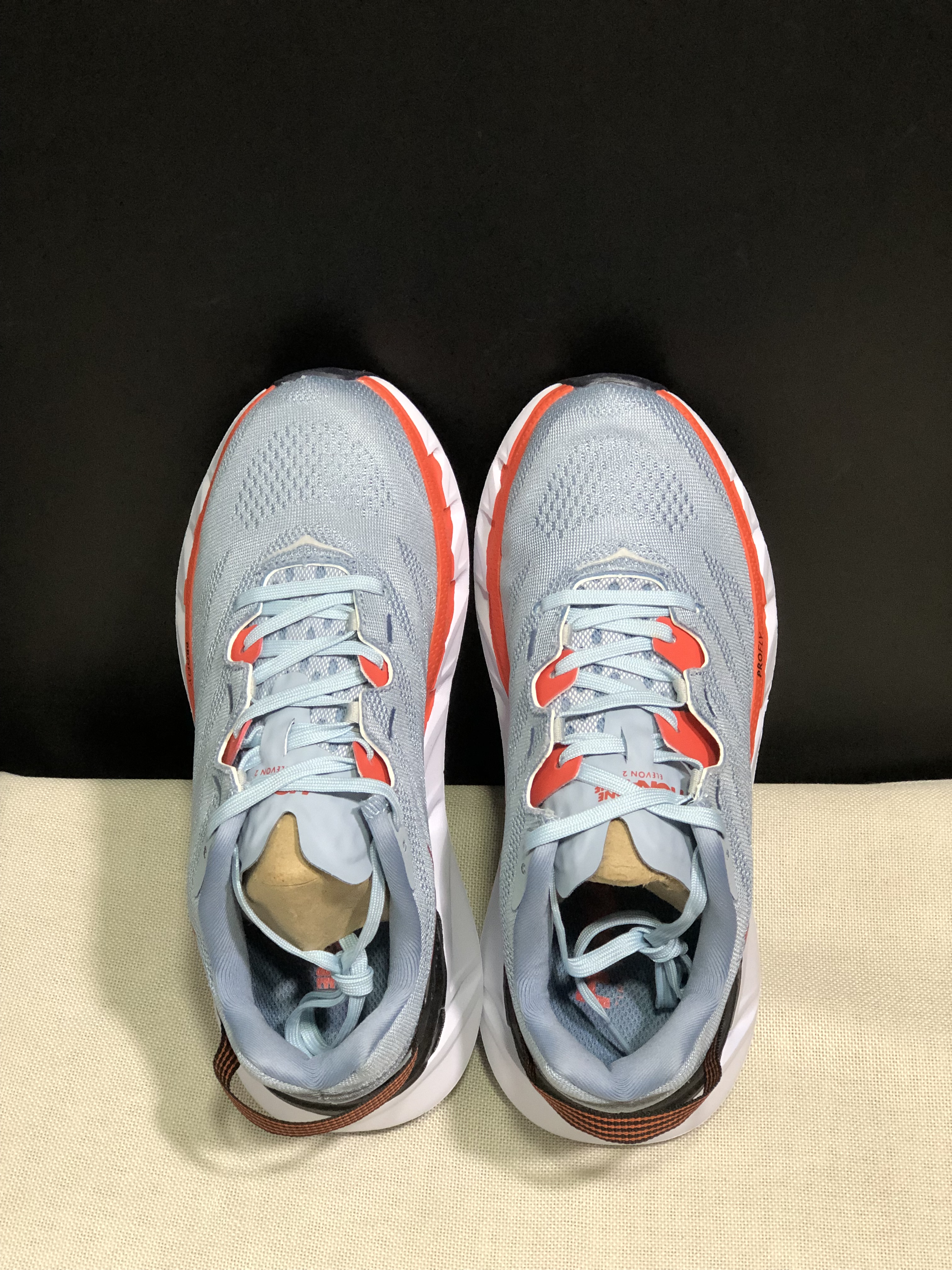 Hoka One One Elevon 2 Anti-slip Wear-resistant Running Shoes Sneakers Blue Gray