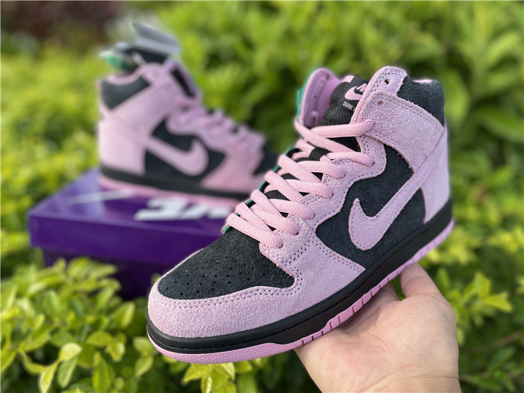 Nike SB Dunk High Pro Premium Invert Celtics Pink Black Sneakers