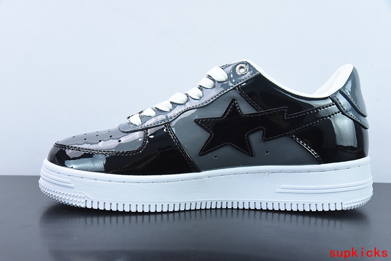 A Bathing Ape Bape Sta Low Black Gray