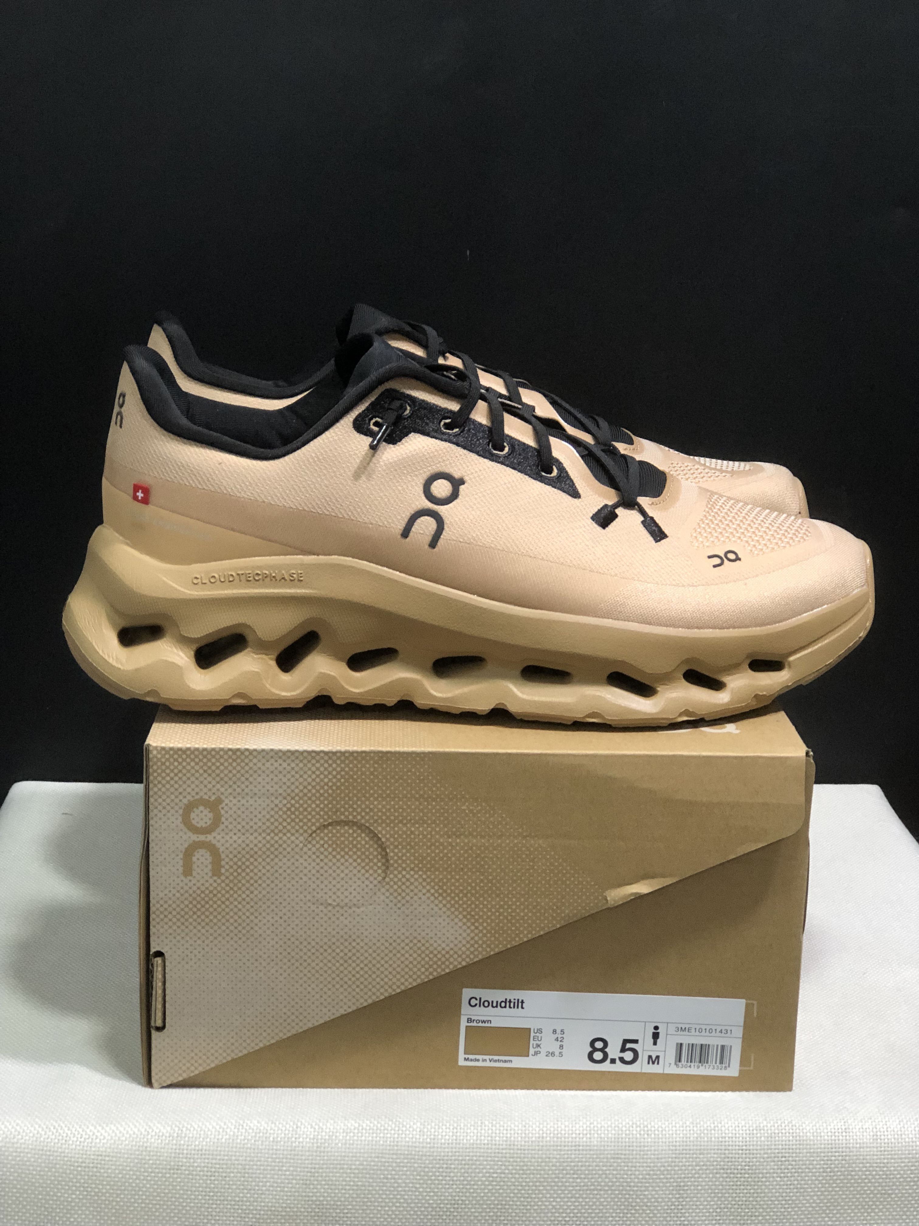 On Running Cloudtilt Durable Casual Life Shoes Earthy Yellow