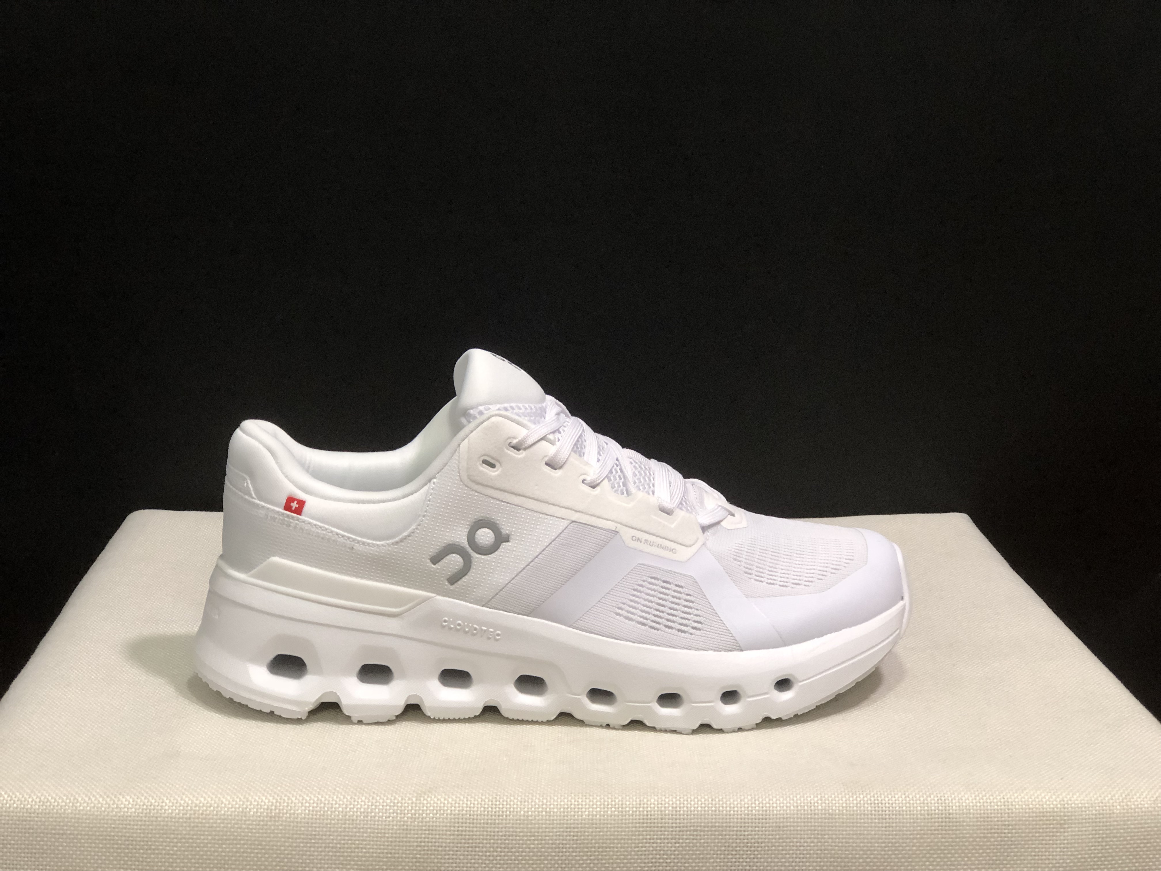 On Running Cloudrunner 2 Mesh Breathable White Running Shoes