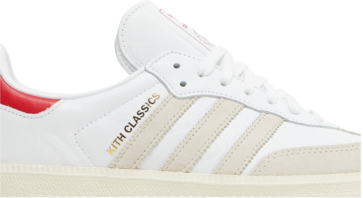 KITH Adidas Samba Classics Program-White Red GY2544 Shoes