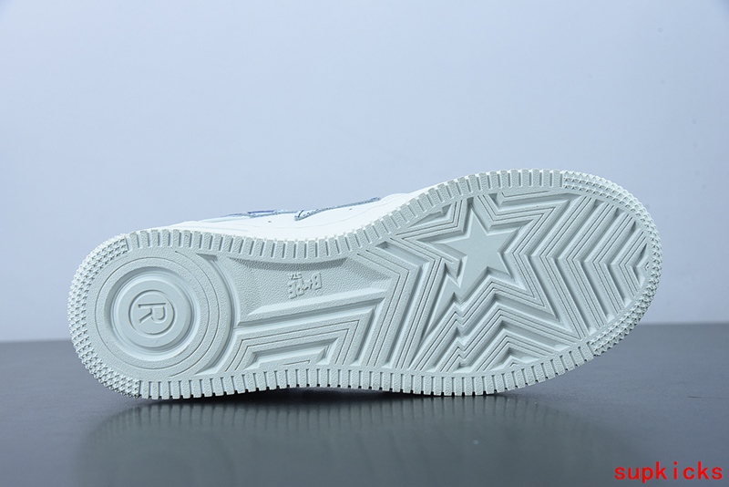 A Bathing Ape Bape Sta Low White ABC Camo Blue (2021)