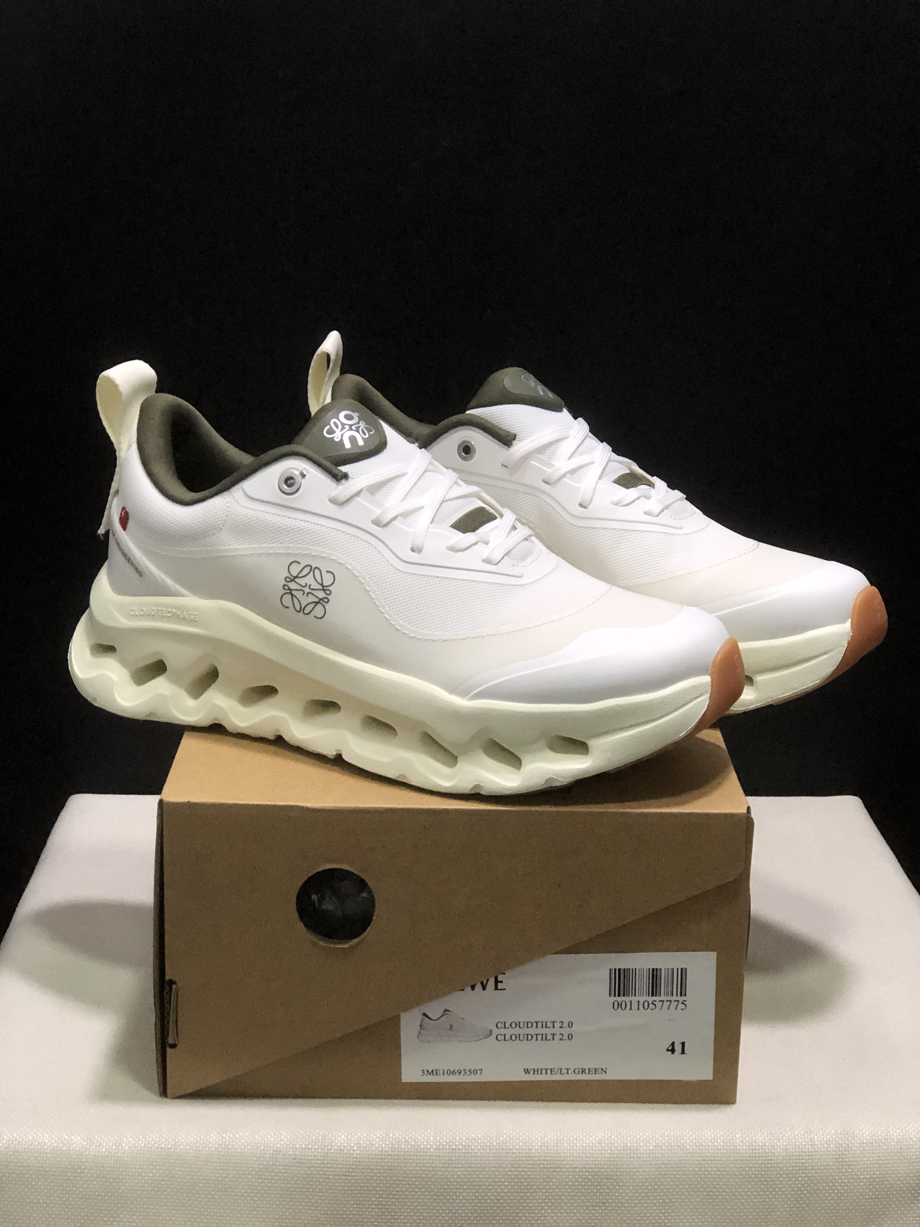LOEWE x On Running Cloudtilt 2.0 White/Milk Green Casual Sports Shoes