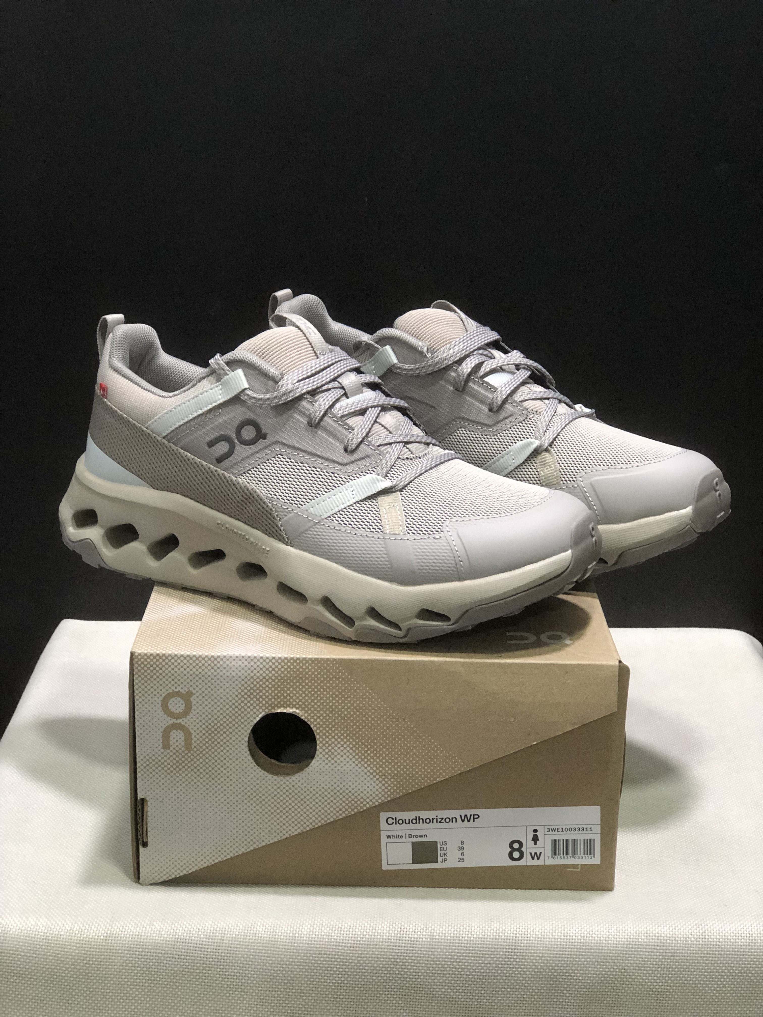 On Running Cloudhorizon Comfortable Hiking Shoes White/Light Brown