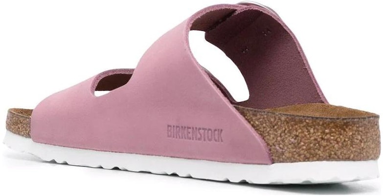 Birkenstock Arizona Large Silver Buckle Pink 1022161 Fashion Slippers