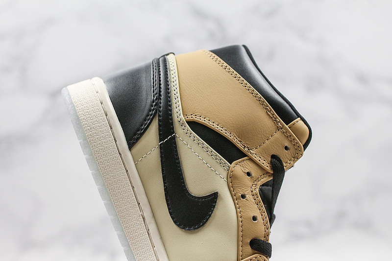 Nike Air Jordan 1 Retro High Black Mushroom Sneakers