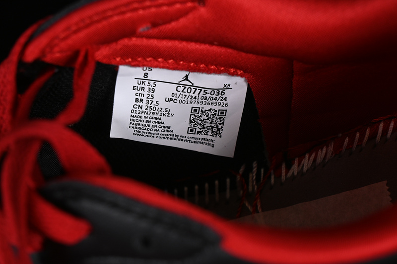 Nike Air Jordan 1 Low Black Gorge Green Varsity Red Sail Sneakers