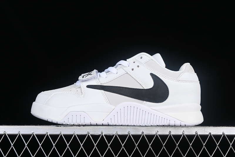 Travis Scott Nike Air Jordan Cut The Check Black Grey White Sneakers