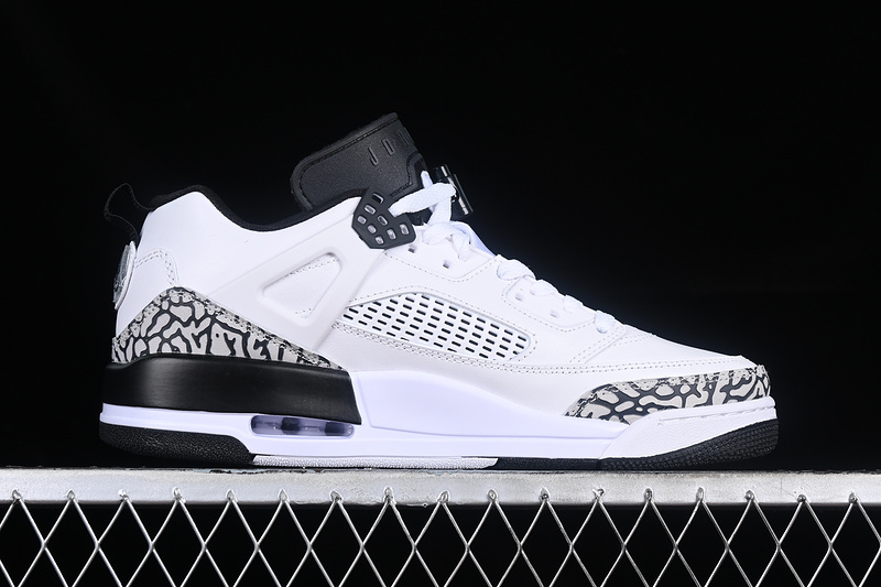 Nike Air Jordan Spizike Low Obsidian Pure White Sneakers
