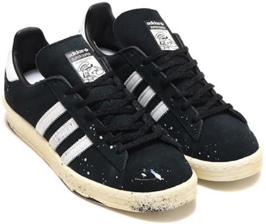 COOK Adidas Campus 80 Paint Splatter - Black GY7006 Shoes