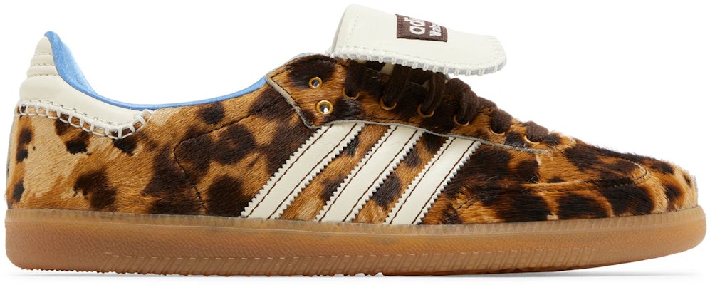 Wales Bonner Adidas Samba Leopard Pony Brown IE0578 Lifestyle Shoes