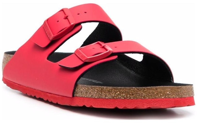 Birkenstock Arizona Black Soft Sole Red 1022389 Fashion Slippers
