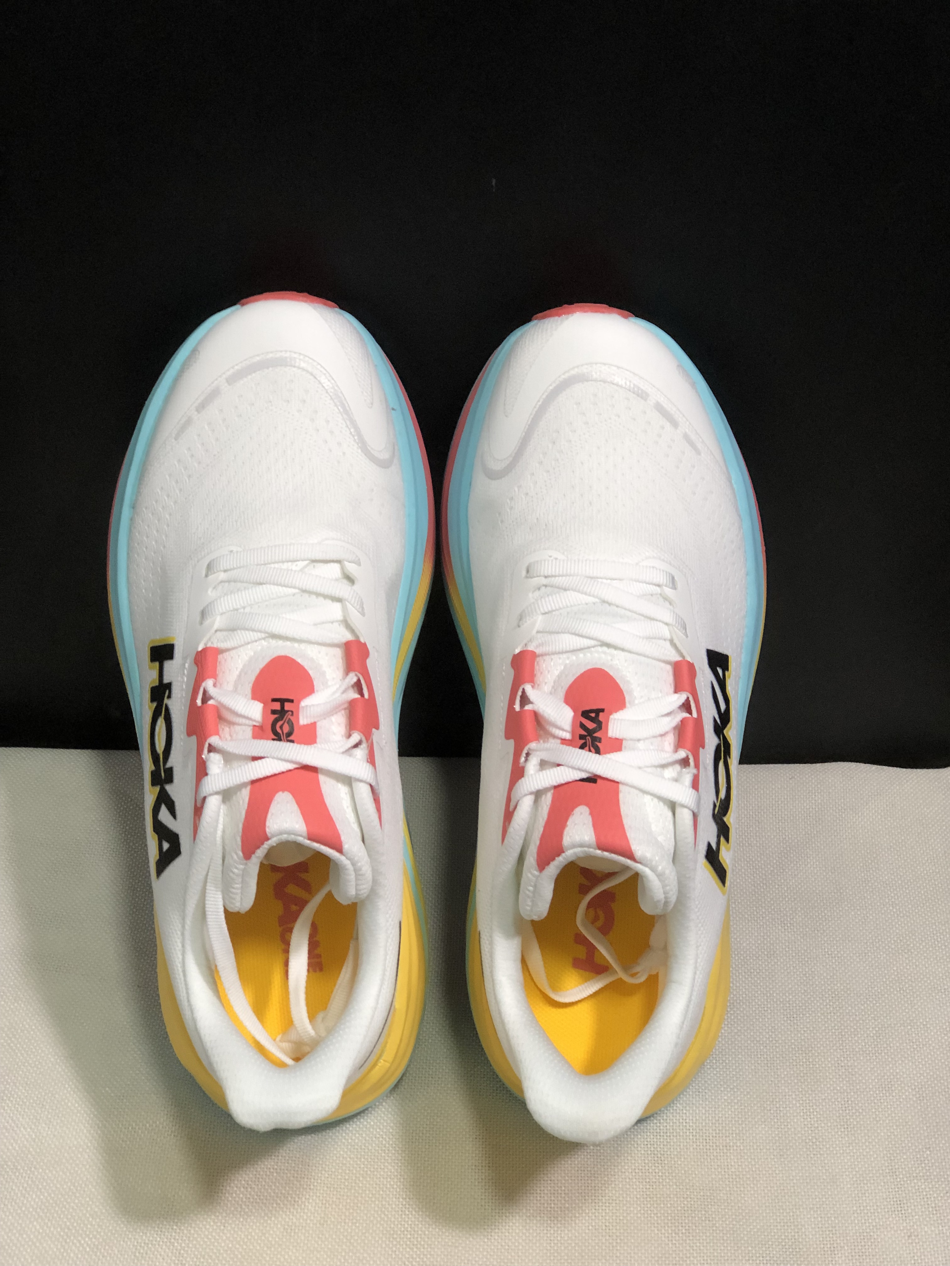 Hoka One One Skyward X White Anti-slip Wear-resistant Running Shoes Sneakers