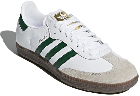 Adidas Originals Samba White Green CQ2149 Shoes