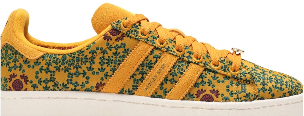 Yara Shahidi Adidas Campus Floral Yellow GW3232 Lifestyle Shoes