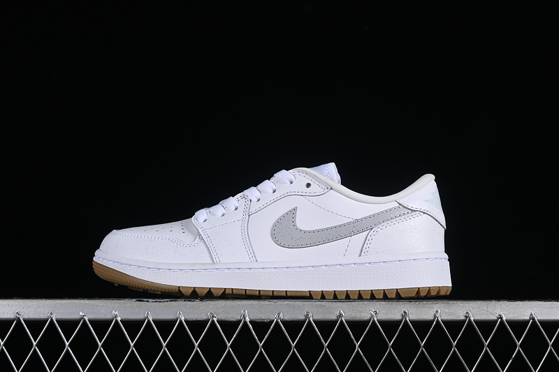 Nike Air Jordan 1 Low Retro Golf White Bromn Sole Sneakers