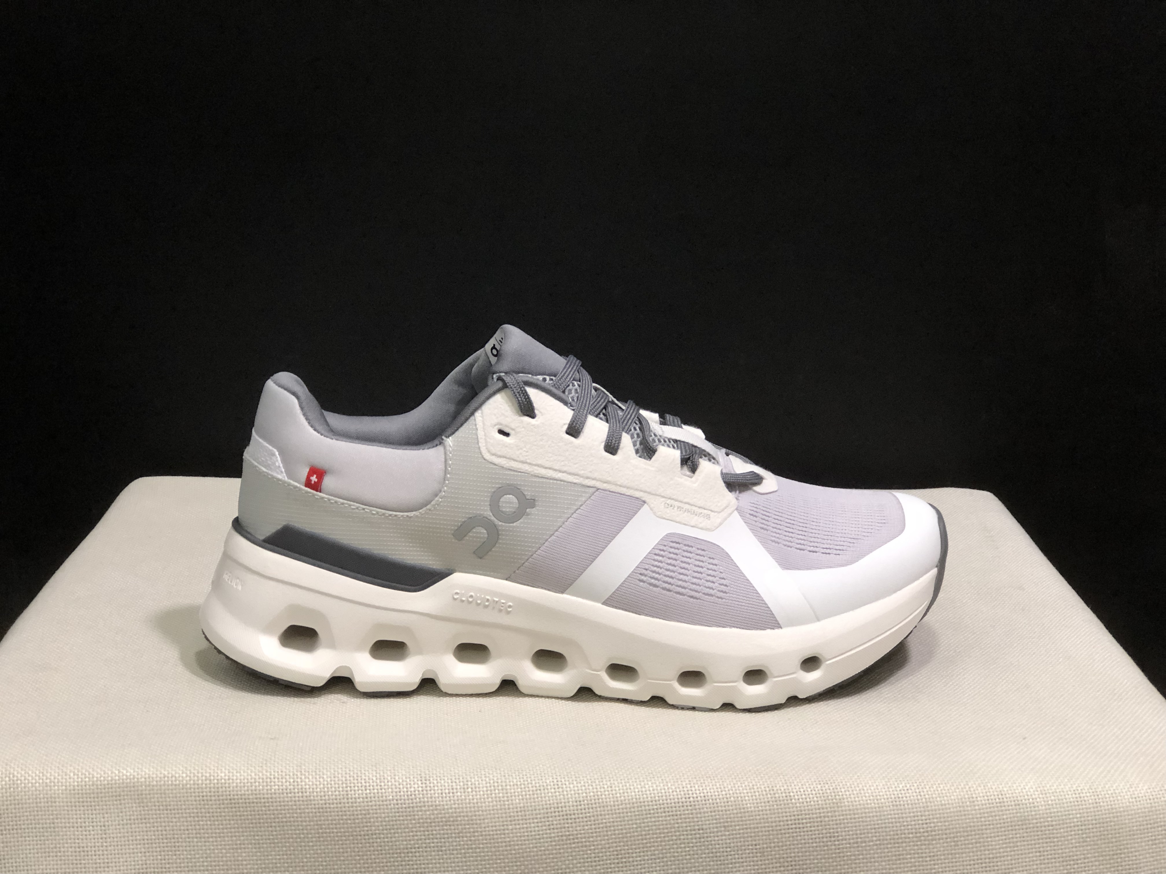 On Running Cloudrunner 2 Mesh Breathable Light Grey Running Shoes