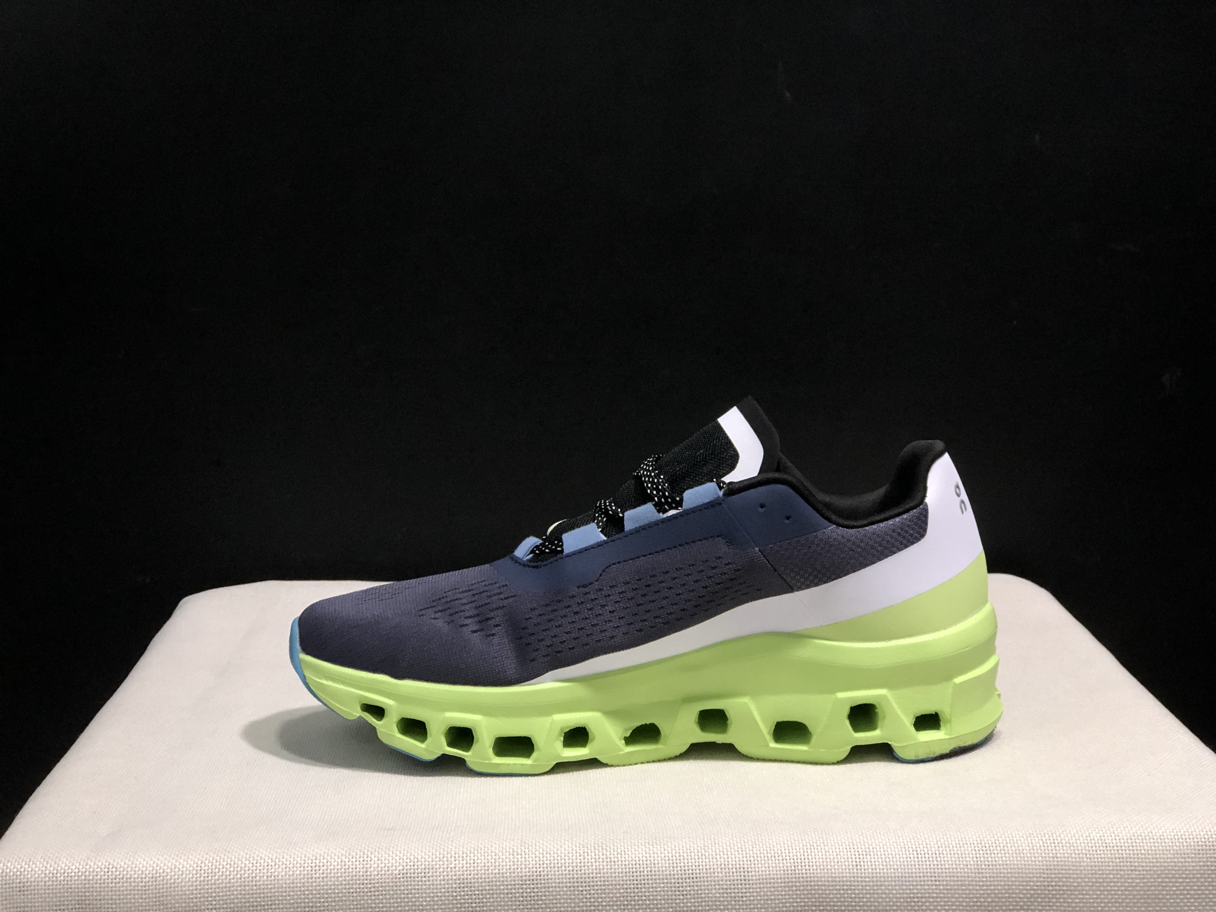 On Running Cloudmonster Anti-Slip Running Shoes Dark Blue/Green