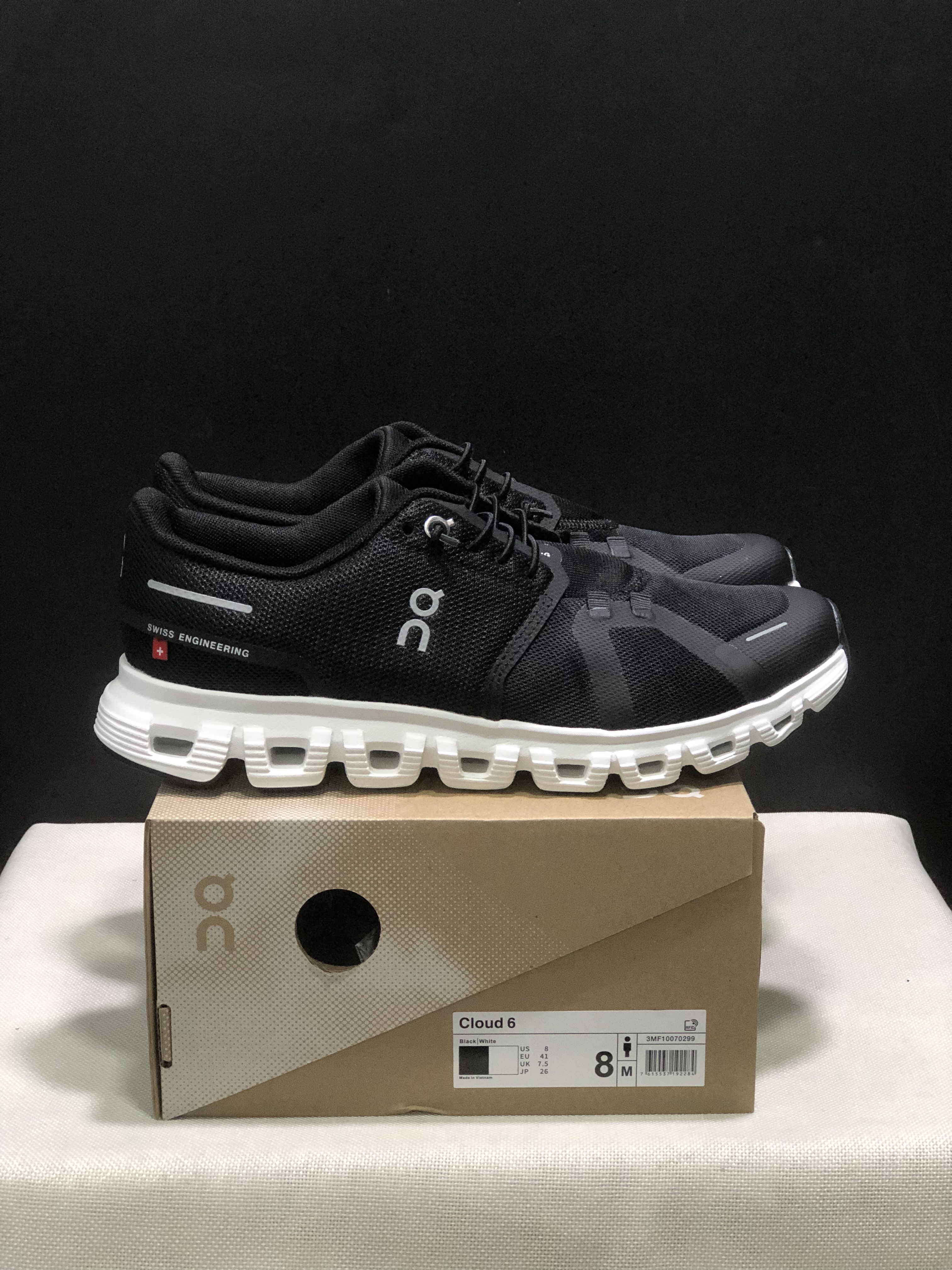On Running Cloud 6 Black Casual Life Shoes