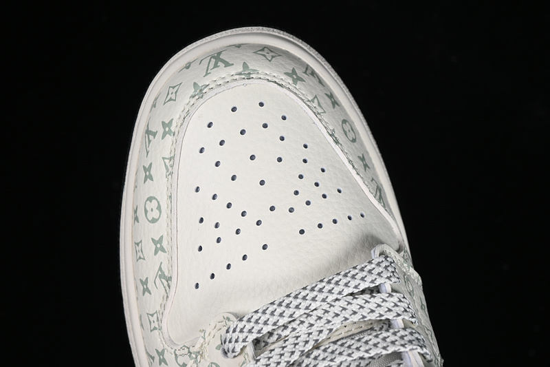 Nike Air Jordan 1 Low LV Black White Printing Sneakers