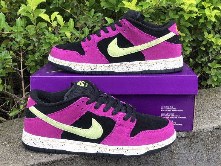 Nike Dunk Low Pro SB Red Plum Purple Sneakers