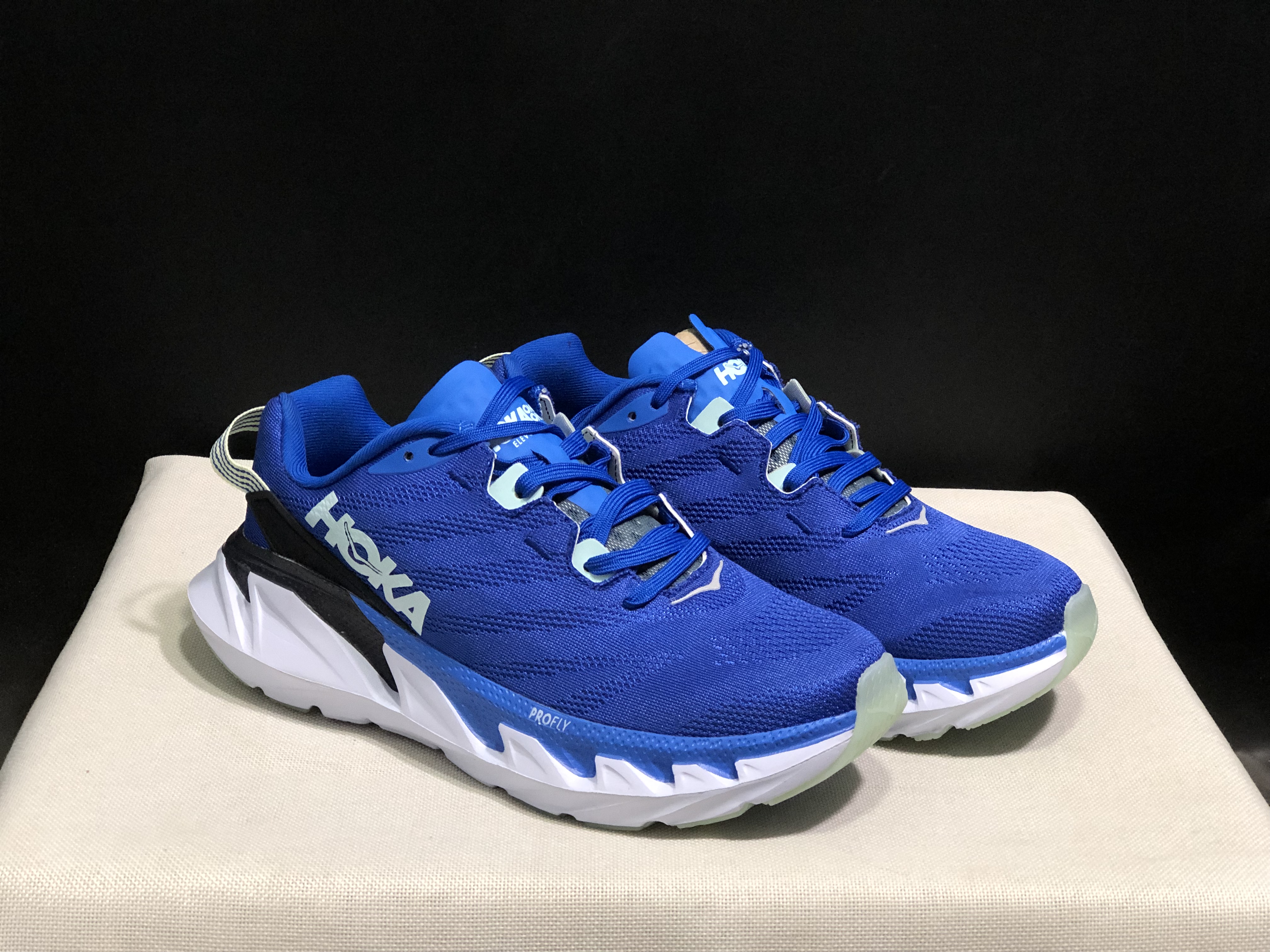 Hoka One One Elevon 2 Anti-slip Wear-resistant Running Shoes Sneakers Blue