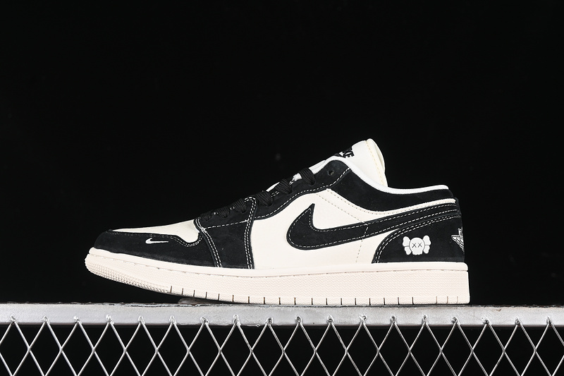 Nike Air Jordan 1 Low Black White Casual Sports Shoes