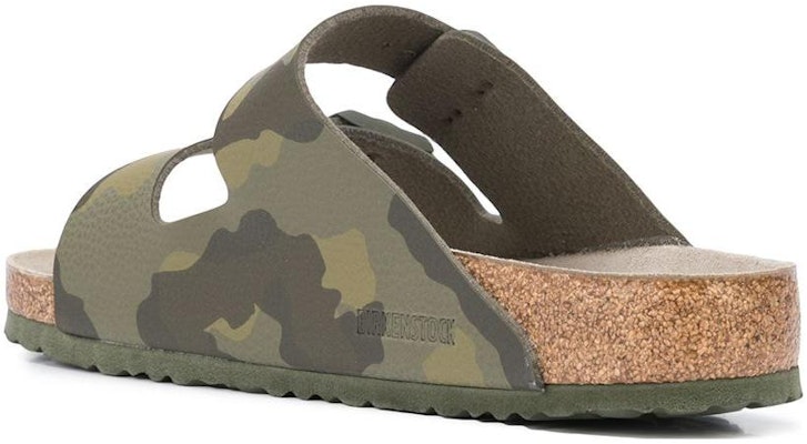 Birkenstock Arizona Camouflage Green 10195971 Fashion Slippers