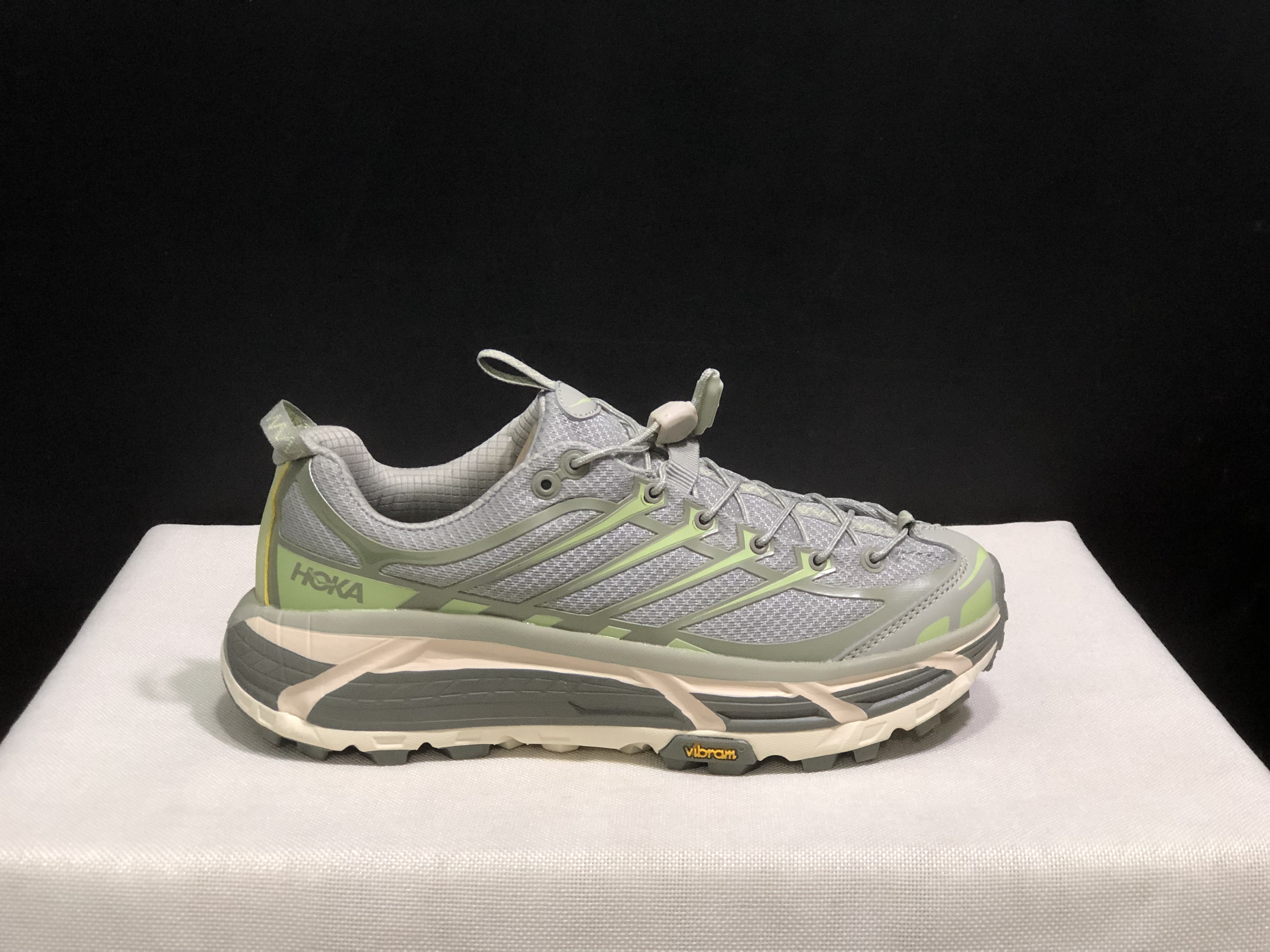 Hoka One One Mafate Three 2 Anti-slip Running Shoes Sneakers Gray