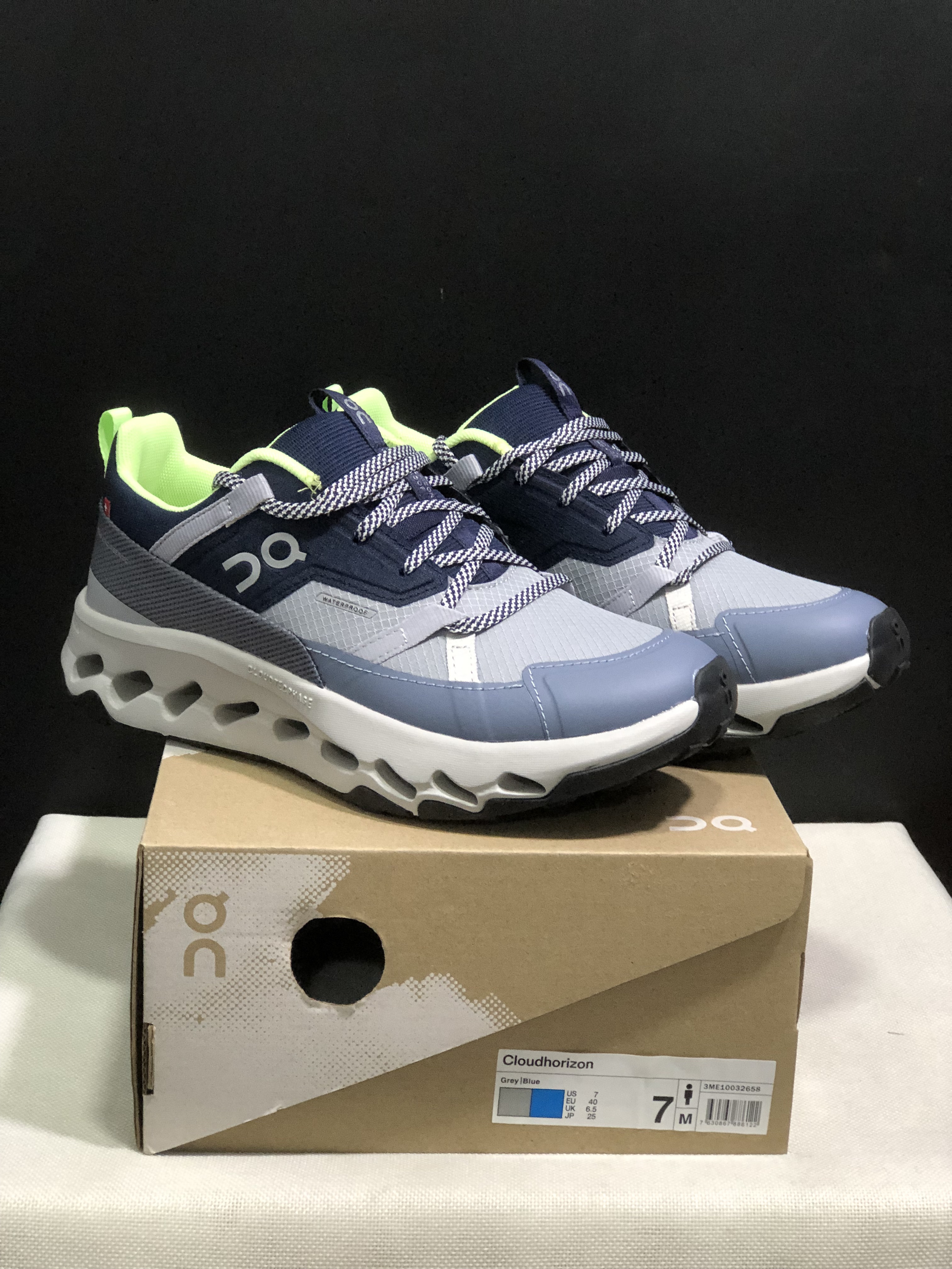 On Running Cloudhorizon Comfortable Hiking Shoes Gray/Blue