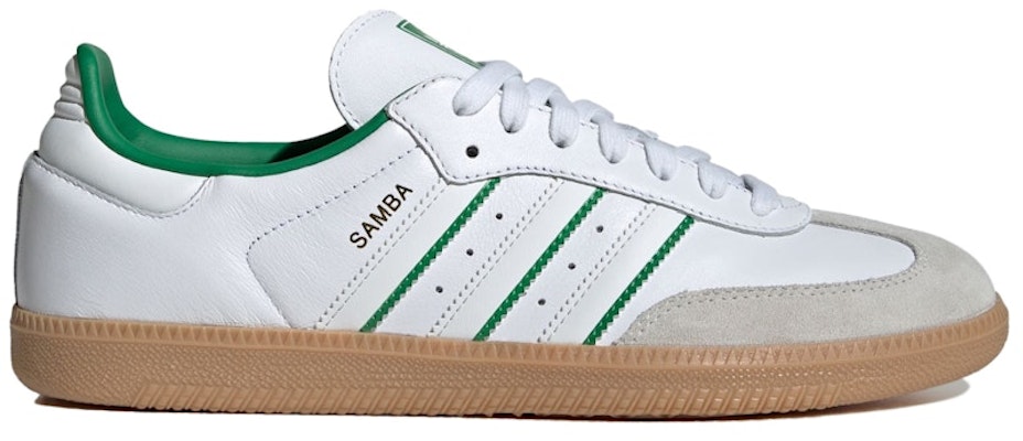 Adidas Samba Crystal White Green JI2044 Shoes